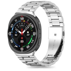 Samsung Galaxy Watch 40/44/46 mm Tech-Protect Stainless Steel plieninis dirželis – sidabrinis