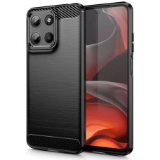 Tech-Protect TPUCarbon dėklas Motorola Moto G15 / G15 Power - juodas