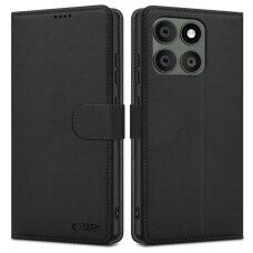 Motorola Edge 60 Pro dėklas Tech-Protect Wallet – juodas