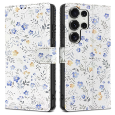 Tech-Protect Piniginės tipo Dėklas skirtas Samsung Galaxy S25 Ultra - Daisies with Leaves
