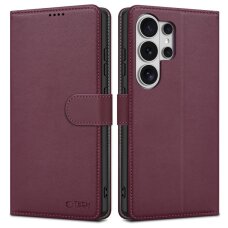 Samsung Galaxy S26 Ultra Tech-Protect Wallet dėklas – bordo Samsung Galaxy S26 Ultra Tech-Protect Wallet dėklas – bordo