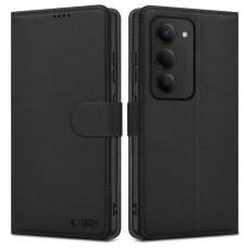 Xiaomi Redmi 15 4G / 5G Tech-Protect Wallet dėklas – juodas