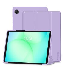 Samsung Galaxy Tab A9 / A11 8.7 (X110 / X115 / X133 / X135) TechProtect SmartCase dėklas – violetinis