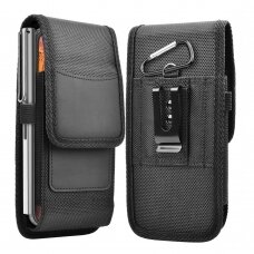 [Užsakomoji prekė] Techsuit - Outdoor Phone Waist Bag (TWB1) - Multifunctional Wearable with Belt Hanging, XL, 16.5x9x2.5cm, 6.5 inch - Juodas