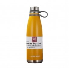 [Užsakomoji prekė] Techsuit - Thermos - with Tea Infuser and Holder, Stainless Steel, 650ml - Yellow