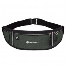 [Užsakomoji prekė] Techsuit - Waist Bag (CWB3) - with Belt for Recreational Activity, Fitness - Green