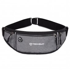 [Užsakomoji prekė] Techsuit - Waist Bag (CWB3) - with Belt for Recreational Activity, Fitness - Grey