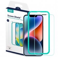 Ekrano apsauga TEMPERED GLASS ESR SCREEN SHIELD IPHONE 13 / 13 PRO / 14 Permatoma