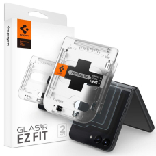 Apsauginis stikliukas Spigen GLAS.TR &quot;EZ FIT&quot; 2-PACK GALAXY Z Flip 5 skaidrus