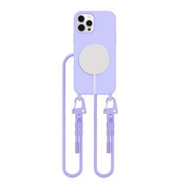 Dėklas Tech-Protect MagNecklace MagSafe iPhone 12 / 12 Pro - Lavender Dėklas Tech-Protect MagNecklace MagSafe iPhone 12 / 12 Pro - Lavender