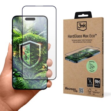 Glass 9H 3mk HardGlass Max Apple iPhone 15 Plus/16 Plus Glass 9H 3mk HardGlass Max Apple iPhone 15 Plus/16 Plus