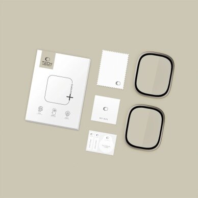 Apple Watch Ultra 49mm Tech-Protect grūdintas stiklas (2 vnt.) – sidabrinis ir juodas 4