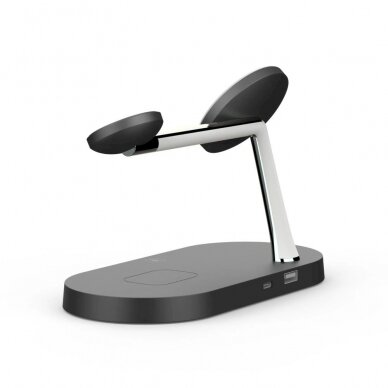 Tech-Protect A12 3in1 MagSafe inductive Įkroviklis smartphone / Ausinės / smartwatch - Juodas 4 Tech-Protect A12 3in1 MagSafe inductive Įkroviklis smartphone / Ausinės / smartwatch - Juodas 4