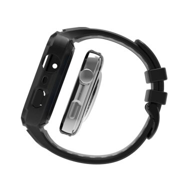 Huawei Watch Fit 3 / 4 / 4 Pro Tech-Protect Armor dirželis – juodas 4