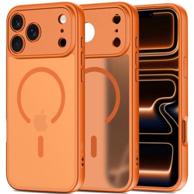 iPhone 17 Pro Max Tech-Protect BasicMag MagSafe dėklas – oranžinis