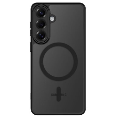 Samsung Galaxy S26 Tech-Protect BasicMag MagSafe dėklas – juodas skaidrus 2