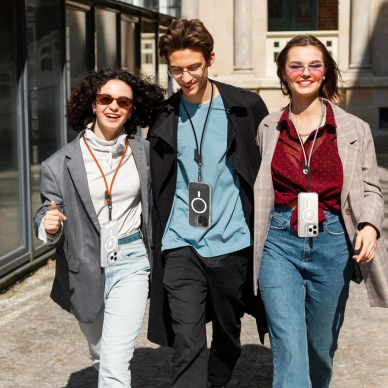 Tech-Protect C1S Rope Crossbody pakabinamas dirželis – juodas 3