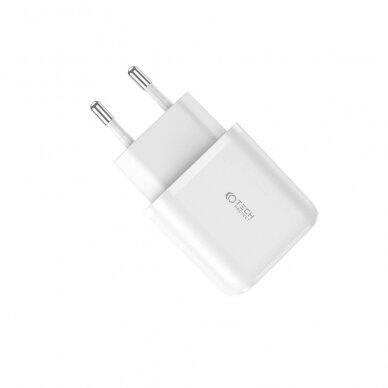 Tech-Protect C20W USB-C PD 20W / USB-A QC 3.0 network Įkroviklis - baltas 2 Tech-Protect C20W USB-C PD 20W / USB-A QC 3.0 network Įkroviklis - baltas 2