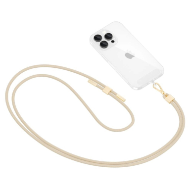 Tech-Protect C2S Rope Crossbody pakabinamas dirželis – smėlinis 1 Tech-Protect C2S Rope Crossbody pakabinamas dirželis – smėlinis 1