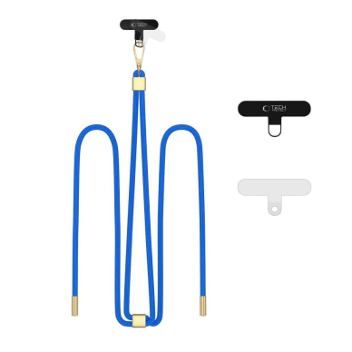 Tech-Protect C2S Rope Crossbody pakabinamas dirželis – mėlynas Tech-Protect C2S Rope Crossbody pakabinamas dirželis – mėlynas