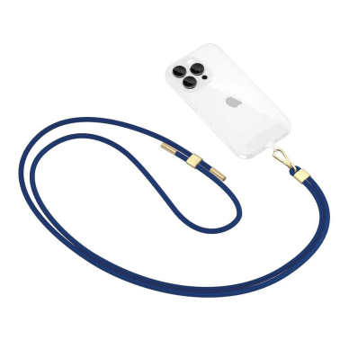 Tech-Protect C2S Rope Crossbody pakabinamas dirželis – tamsiai mėlynas 1
