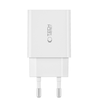 Tech-Protect C35W mains Įkroviklis 2x USB-C PD 35W - baltas 1 Tech-Protect C35W mains Įkroviklis 2x USB-C PD 35W - baltas 1
