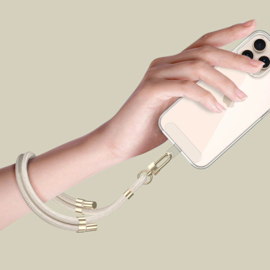 Tech-Protect C4S Rope riešo dirželis – smėlinis 1