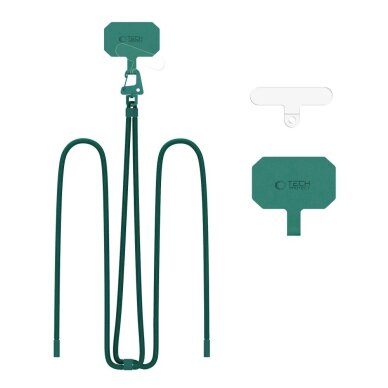 Kaklo dirželis Tech-Protect C5S Rope Crossbody – žalias