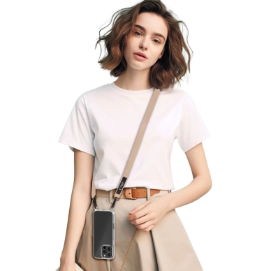 Tech-Protect C65 Rope Crossbody pakabinamas dirželis – smėlinis 4