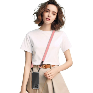 Tech-Protect C65 Rope Crossbody pakabinamas dirželis – rožinis 4