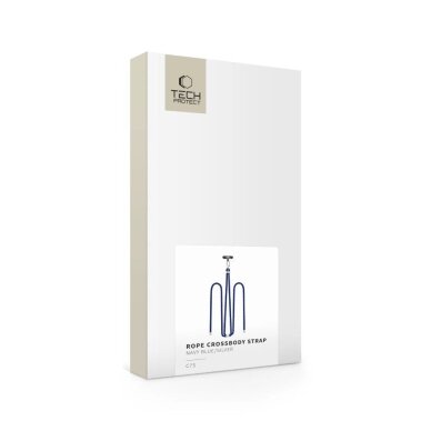 Kaklo dirželis Tech-Protect C7S Rope Crossbody – tamsiai mėlynas 3