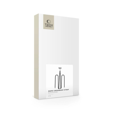 Tech-Protect C7S Rope Crossbody pakabinamas dirželis – juodas 3