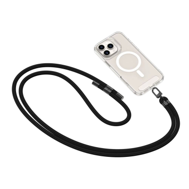 Tech-Protect C7S Rope Crossbody pakabinamas dirželis – juodas 2