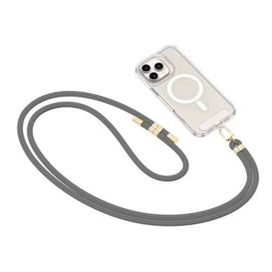 Tech-Protect C7S Rope Crossbody pakabinamas dirželis – pilkas 1