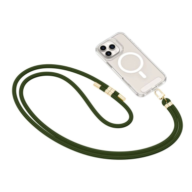 Tech-Protect C7S Rope Crossbody pakabinamas dirželis – alyvuogių spalvos 1