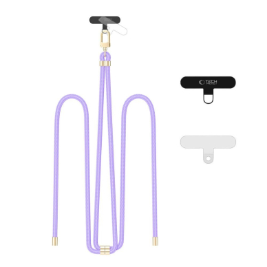 Tech-Protect C7S Rope Crossbody pakabinamas dirželis – violetinis