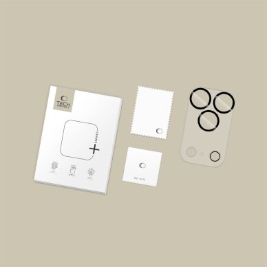 iPhone 17 Pro Tech-Protect Cam Fit+ kameros dangtelis – skaidrus 3