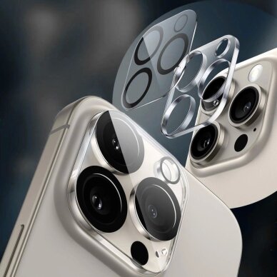 iPhone 17 Pro Max Tech-Protect Cam Fit+ kameros dangtelis – skaidrus 2