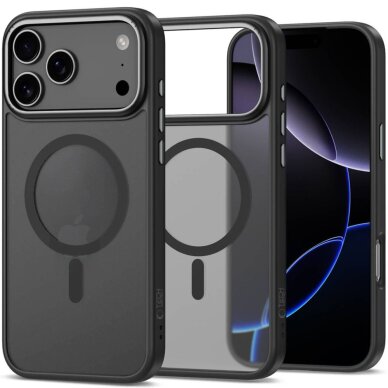 iPhone 17 Pro Max dėklas Tech-Protect CamEdge su MagSafe – matinės skaidrios spalvos iPhone 17 Pro Max dėklas Tech-Protect CamEdge su MagSafe – matinės skaidrios spalvos