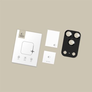 iPhone 17 Pro Max Tech-Protect Camfull Fit+ kameros dangtelis – juodas 3