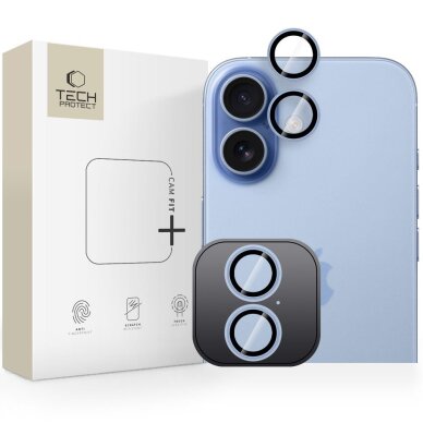 iPhone 17 Tech-Protect Camring Fit+ kameros dangtelis – mėlynas