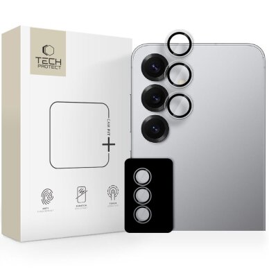 Samsung Galaxy S25 FE Tech-Protect Camring Fit+ kameros dangtelis Samsung Galaxy S25 FE Tech-Protect Camring Fit+ kameros dangtelis