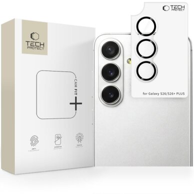 Samsung Galaxy S26 / S26+ Tech-Protect Camring Fit+ kameros dangtelis Samsung Galaxy S26 / S26+ Tech-Protect Camring Fit+ kameros dangtelis