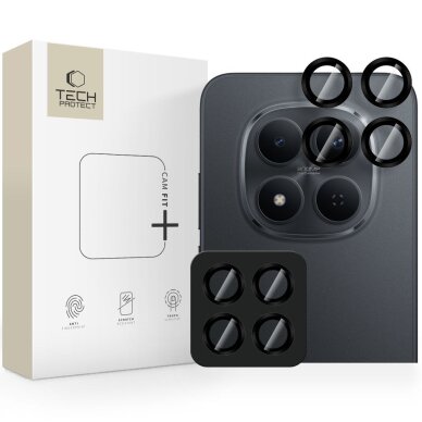 Xiaomi Redmi Note 15 Pro 5G / 15 Pro+ Tech-Protect Camring Fit+ kameros dangtelis – juodas Xiaomi Redmi Note 15 Pro 5G / 15 Pro+ Tech-Protect Camring Fit+ kameros dangtelis – juodas