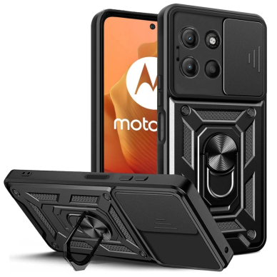 Motorola Moto G15 – Tech-Protect CamShield Pro dėklas - Juodas