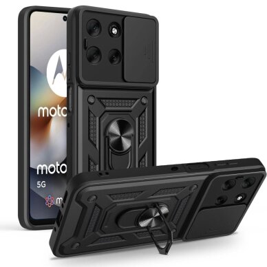 Motorola Moto G56 5G dėklas Tech-Protect CamShield Pro – juodas