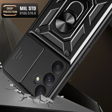 Tech-Protect CamShield Pro Dėklas Samsung Galaxy S24 FE - Juodas 1 Tech-Protect CamShield Pro Dėklas Samsung Galaxy S24 FE - Juodas 1