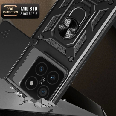 Tech-Protect CamShield Pro Dėklas Xiaomi 14T - Juodas 2