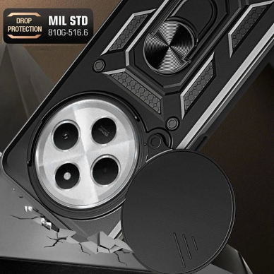 Tech-Protect CamShield Pro Dėklas Xiaomi Redmi 14C / Poco C75 - Juodas 1 Tech-Protect CamShield Pro Dėklas Xiaomi Redmi 14C / Poco C75 - Juodas 1