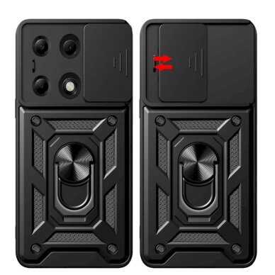Akcija! Tech-Protect CamShield Pro Case for Xiaomi Redmi Note 13 Pro 5G / Poco X6 5G - juodas 1